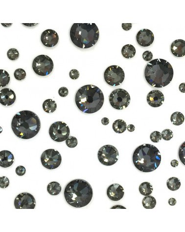 Swarovski® Crystal Black Diamond SS 5 - 50 stuks