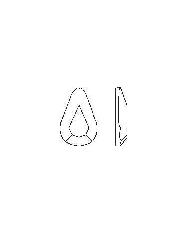 Swarovski® Crystal Drop 8x4.8mm 10 stuks