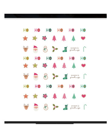 Nail stickers Kerstmis 01