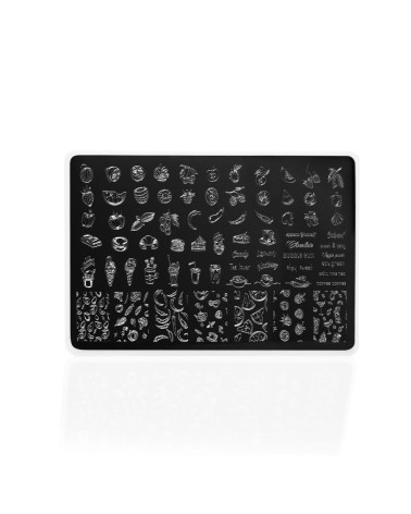STAMPING PLATE Foodie 1  - 1 PCS