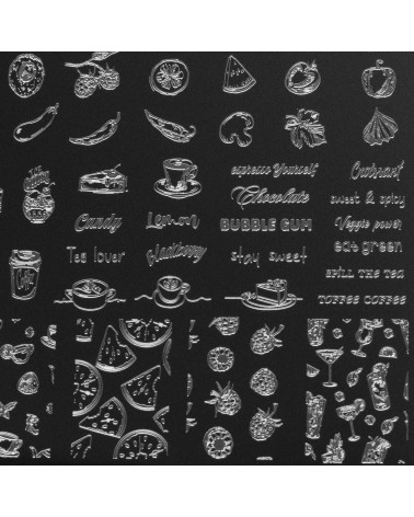 STAMPING PLATE Foodie 1  - 1 PCS