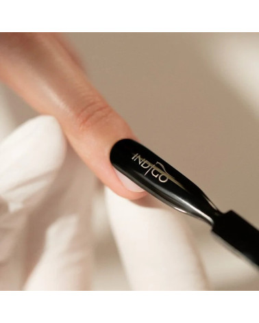 Double-ended cuticle pusher made of stainless steel - 1 PCS