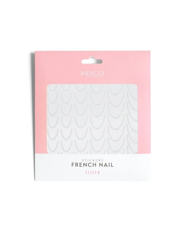 Nail Stickers French Silver