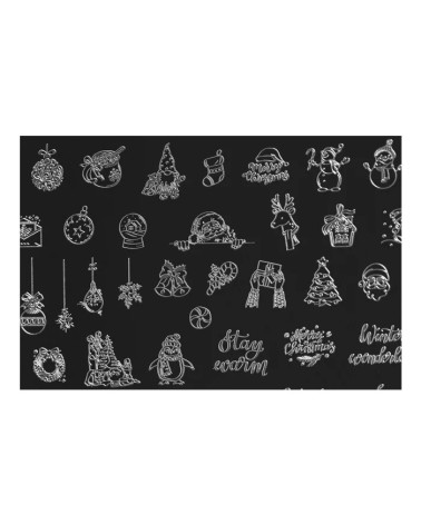 Winter 1 stamping plate